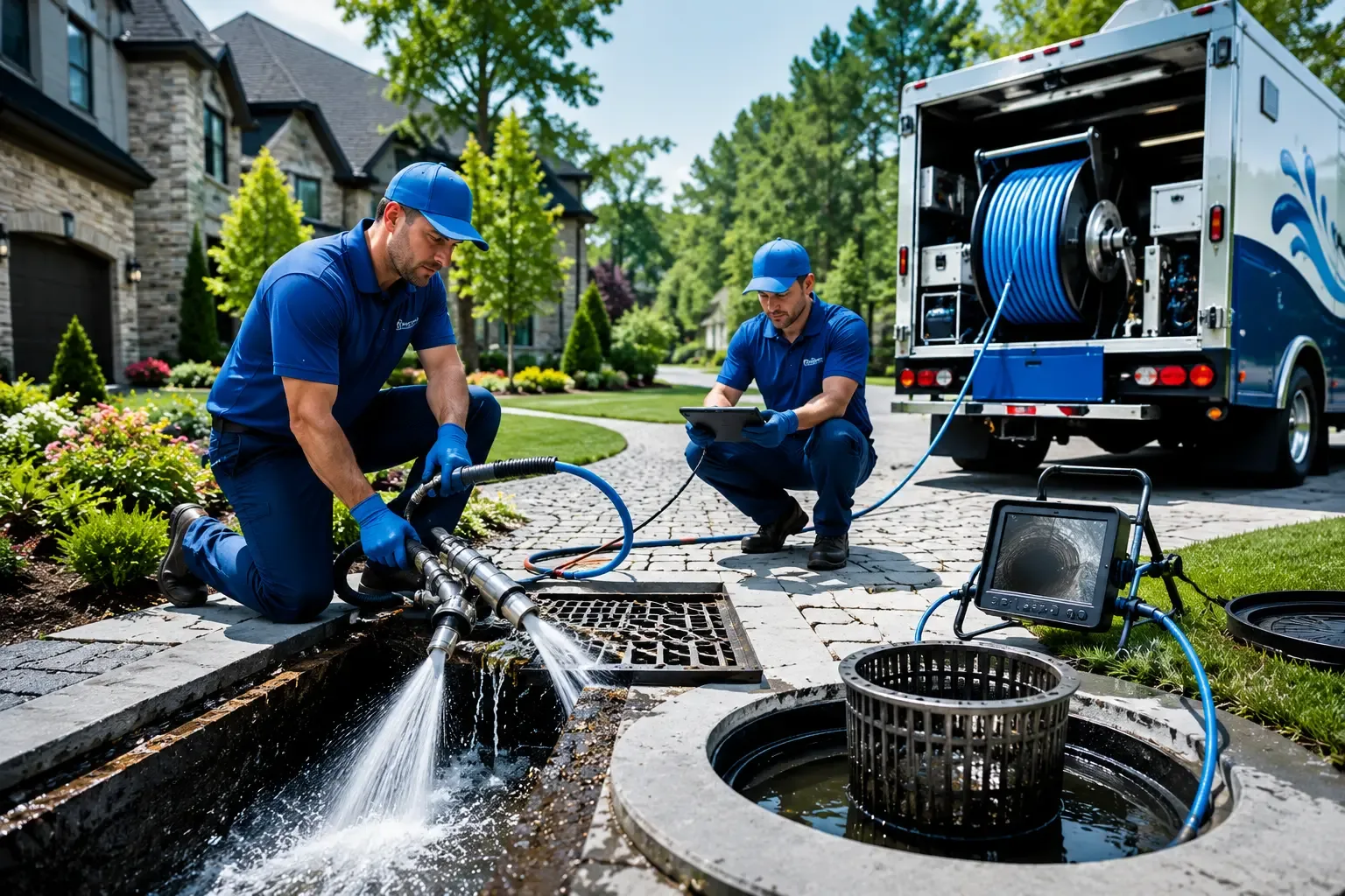 Local outdoor drain cleaning professionals in South Lee, MA
